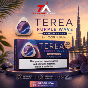 Terea Purple Wave Indonesian for IQOS ILUMA with luxury purple packaging and fast UAE delivery