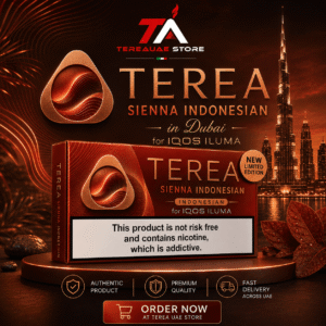 Terea Sienna Indonesian in Dubai for IQOS ILUMA with red packaging and fast UAE delivery
