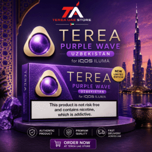 TEREA Purple Wave Uzbekistan for IQOS ILUMA with purple packaging and fast UAE delivery