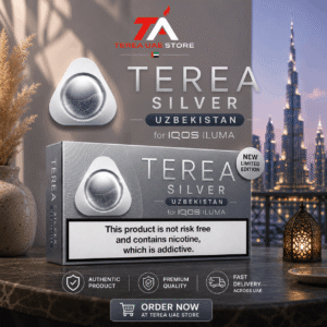 TEREA Silver Uzbekistan for IQOS ILUMA with premium silver packaging and fast UAE delivery