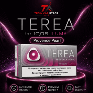 A pack of TEREA Provence Pearl tobacco sticks designed for use with the IQOS ILUMA device.