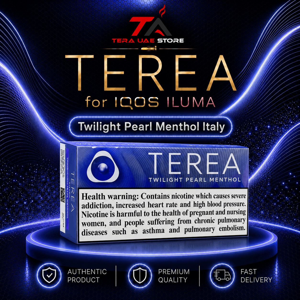 IQOS TEREA Twilight Pearl Menthol Italy – Blueberry Menthol Sticks IQOS TEREA Twilight Pearl Menthol Italy – Blueberry Menthol Sticks