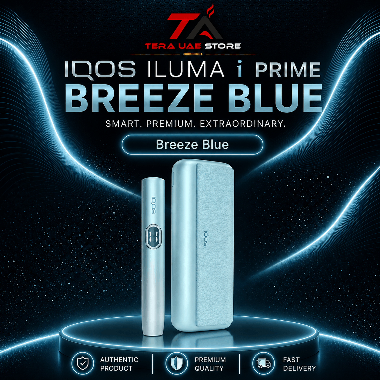 IQOS ILUMA i PRIME Breeze Blue IQOS ILUMA i PRIME Breeze Blue