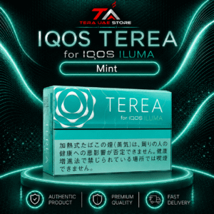 IQOS TEREA Mint Japan pack at Terea UAE Store