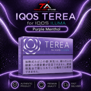 IQOS TEREA Purple Menthol Japan blueberry menthol pack at Terea UAE Store