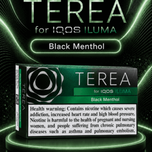 IQOS TEREA Black Menthol Japan pack at Terea UAE Store