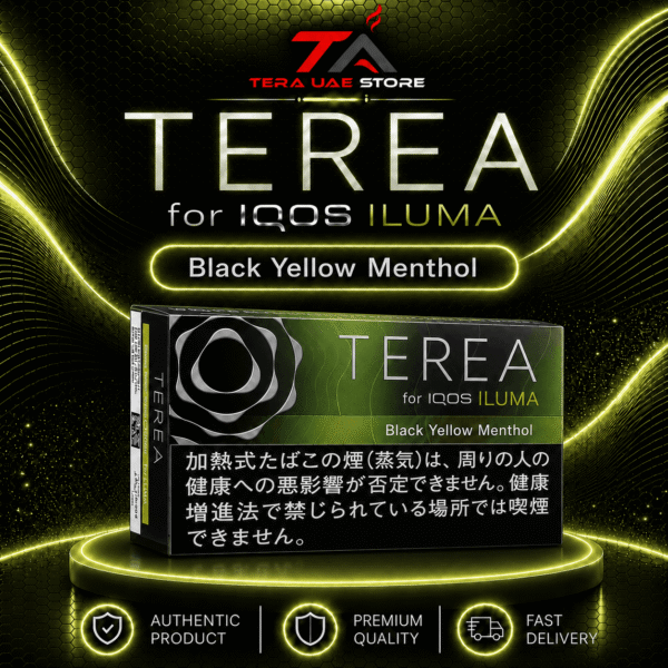 IQOS TEREA Black Yellow Menthol Japan