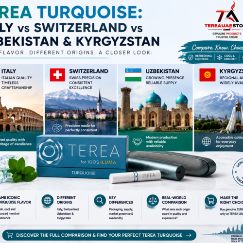 TEREA Turquoise by Country: Italy vs Switzerland vs Uzbekistan & Kyrgyzstan