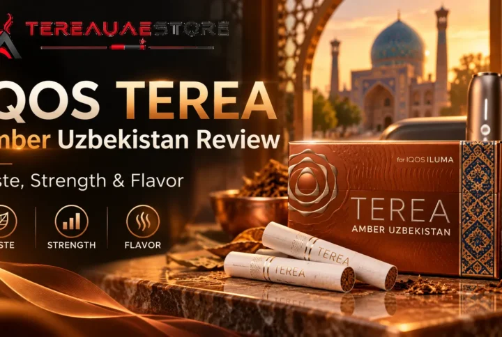 IQOS TEREA Amber Uzbekistan Taste, Strength and Flavor Review